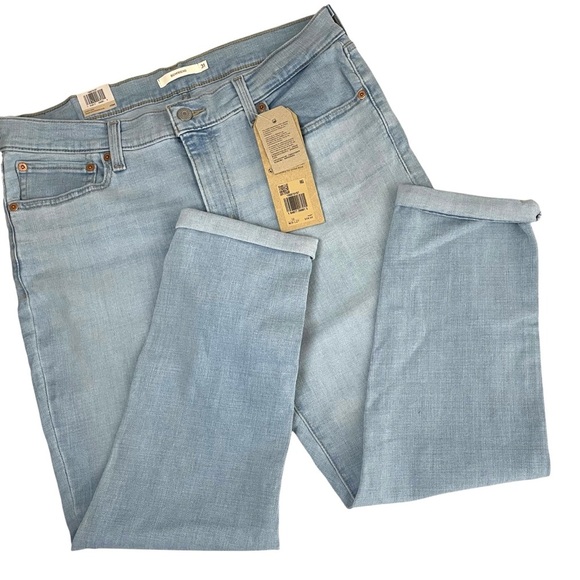NWT Levi’s Boyfriend Hypersoft Mid Rise Jeans Sz 31 - Picture 14 of 15